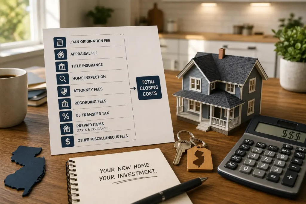 Closing Costs in New Jersey: What Buyers Actually Pay at the Table